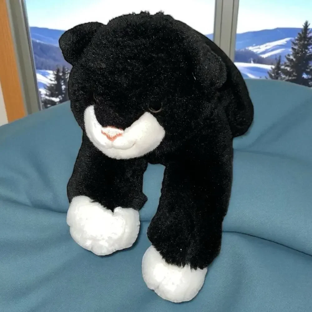 Gund Black Cat Kitten Scoopers Plush 11053 Nursery Decor Baby Shower Floppy 15